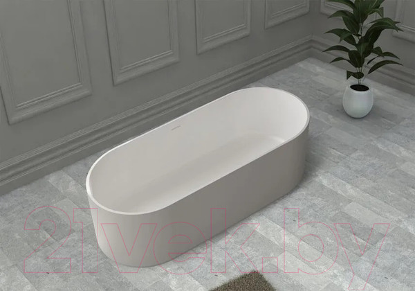 Изображение товара Ванна из искусственного камня Abber Stein AS9607 (белый матовый)