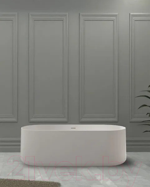 Изображение товара Ванна из искусственного камня Abber Stein AS9607 (белый матовый)