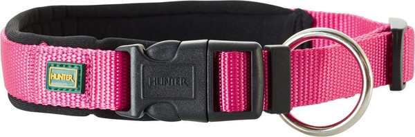 Изображение товара Ошейник HUNTER Collar Neoprene VP / 62184 (40/S-M, малиновый/черный)