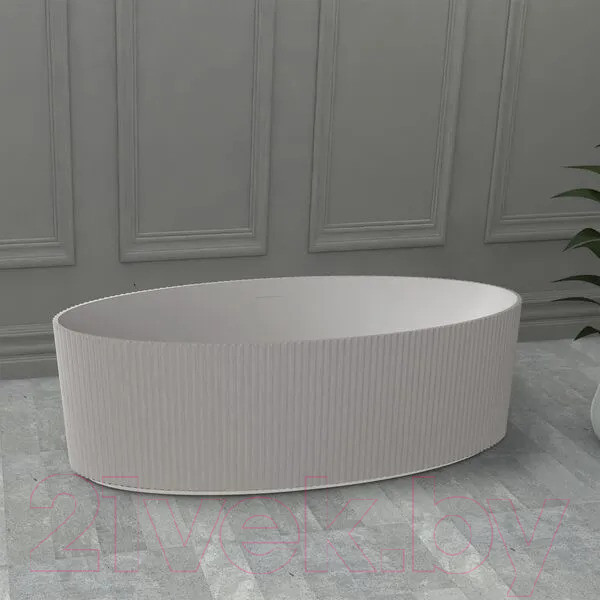 Изображение товара Ванна из искусственного камня Abber Stein AS9627 (белый матовый)