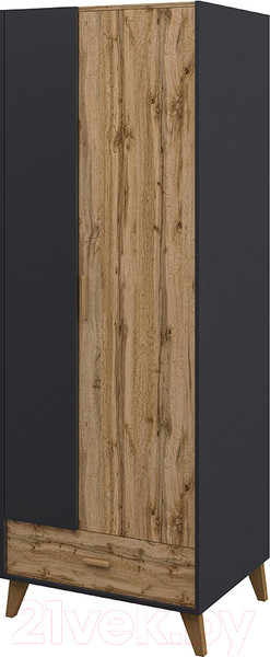 Изображение товара Шкаф Мебель-Неман Сканди МН-036-35 (1) (дуб вотан/графит)