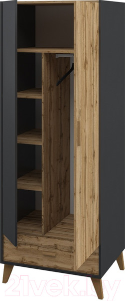 Изображение товара Шкаф Мебель-Неман Сканди МН-036-35 (1) (дуб вотан/графит)