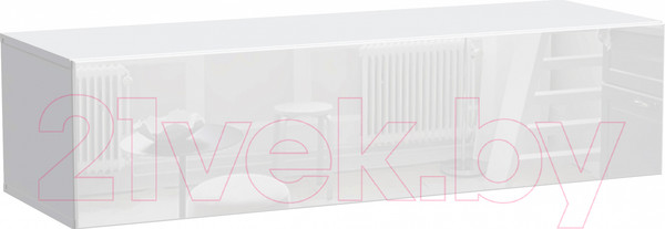 Изображение товара Шкаф навесной НК Мебель Point тип-35 / 71778721 (белый/белый глянец)