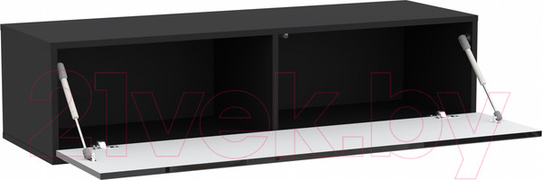 Изображение товара Шкаф навесной НК Мебель Point тип-35 / 71778724 (черный/черный глянец)