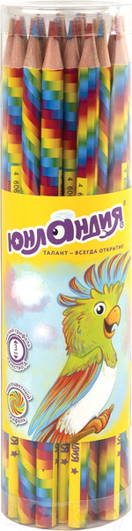 Изображение товара Набор цветных карандашей Юнландия Magic / 880950 (28цв)