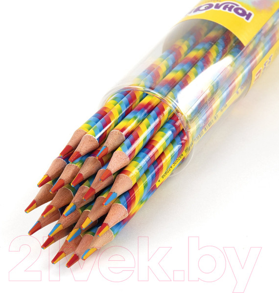 Изображение товара Набор цветных карандашей Юнландия Magic / 880950 (28цв)
