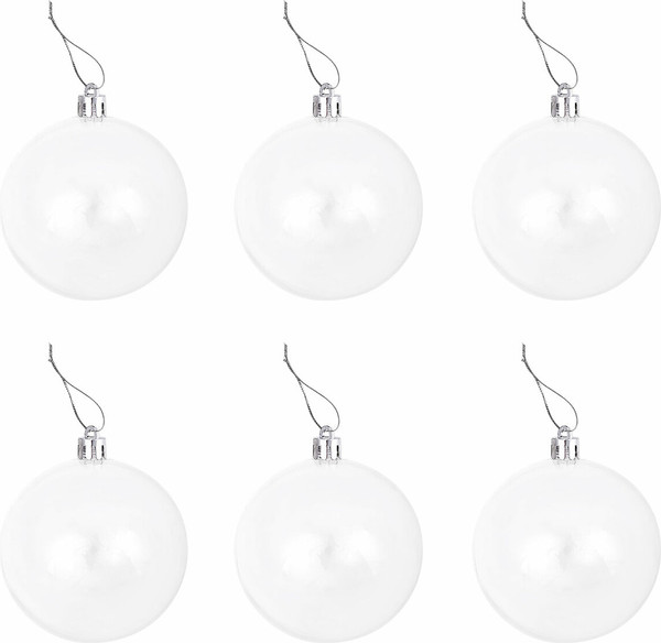 Изображение товара Набор шаров новогодних Золотая сказка Eden Colors / 591977 (24шт, серебристый/жемчужный)