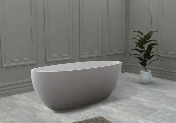 Изображение товара Ванна из искусственного камня Abber Stein AS9641-1.5 (белый матовый)