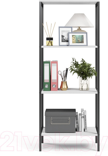 Изображение товара Стеллаж Mio Tesoro Joy Loft (белый/черный)
