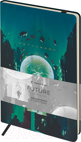 Изображение товара Записная книжка Greenwich Line Future. Lightning Ball А5 / NA5_51388 (80л)