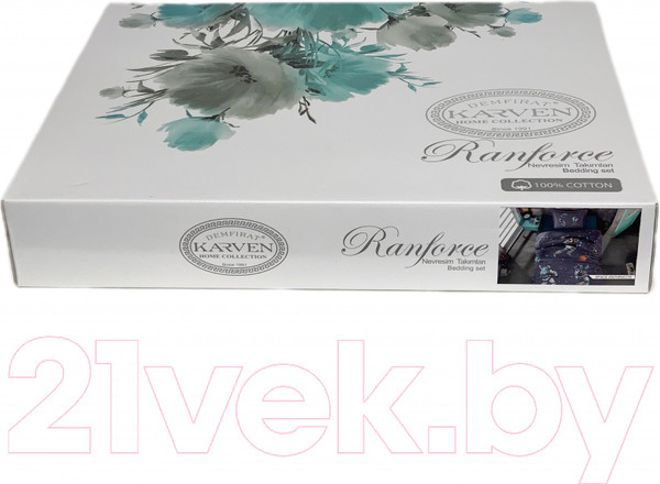 Изображение товара Комплект постельного белья Karven Ранфорс 1.5 / N022/1 Puhu Pink v-1