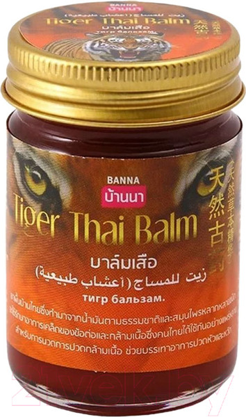 Изображение товара Бальзам для тела Banna Tiger Thai Balm (50г)