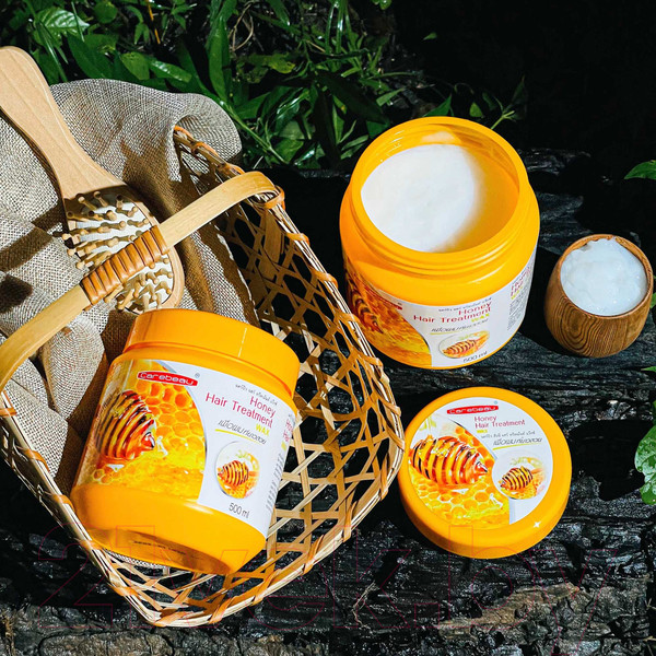 Изображение товара Маска для волос Carebeau Восстанавливающая с медом (500мл)