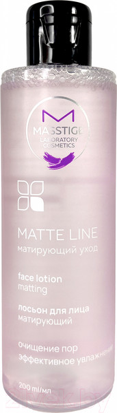 Изображение товара Лосьон для лица Masstige Matte Line Матирующий (200мл)