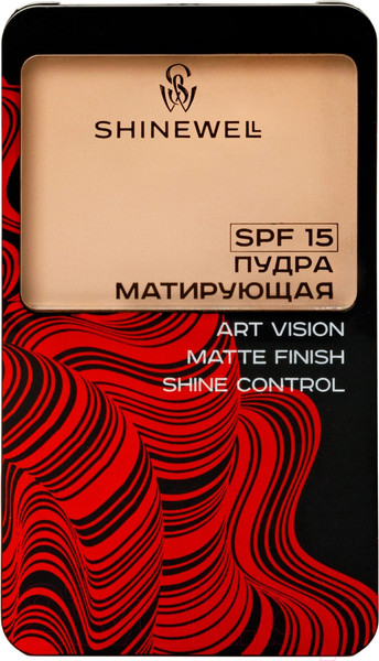 Изображение товара Пудра компактная Shinewell Art Vision SPF15 FLD1-02 тон 02 (8г)