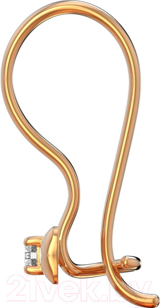 Изображение товара Серьги из розового золота ZORKA 310376 (с фианитами)