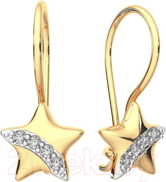 Изображение товара Серьги из розового золота ZORKA 310863.14K.R (с фианитами)