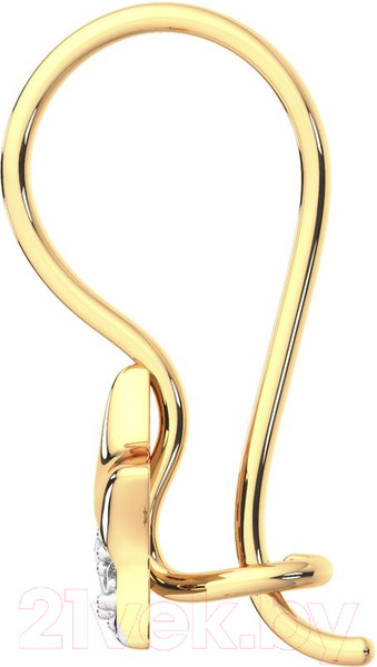 Изображение товара Серьги из розового золота ZORKA 310863.14K.R (с фианитами)