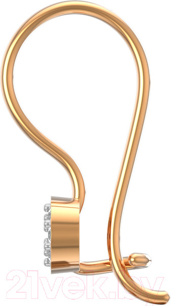 Изображение товара Серьги из розового золота ZORKA 310890.14K.R (с фианитами)