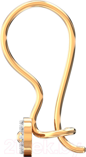 Изображение товара Серьги из розового золота ZORKA 3101036.14K.R.ZZ (с фианитами)