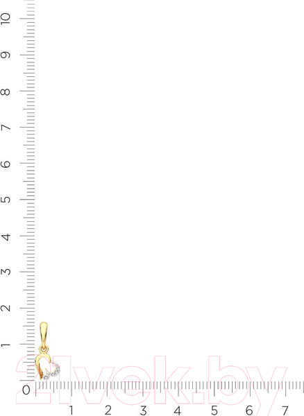 Изображение товара Подвеска из розового золота ZORKA 440392.14K.R (с фианитами)