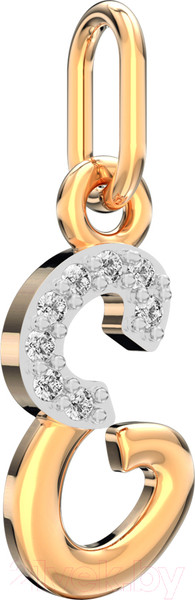 Изображение товара Подвеска из розового золота ZORKA 440415/Е.14K.R.ZZ (с фианитами)