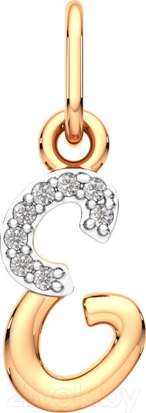 Изображение товара Подвеска из розового золота ZORKA 440415/Е.14K.R.ZZ (с фианитами)