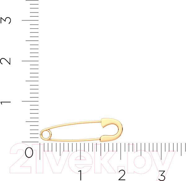 Изображение товара Брошь из розового золота ZORKA 930003