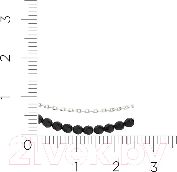 Изображение товара Колье из серебра ZORKA 0540008 (40см)