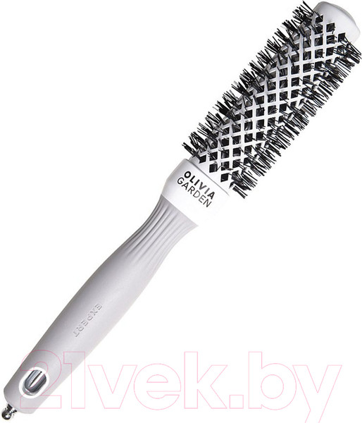 Изображение товара Расческа Olivia Garden Термобрашинг Expert Blowout Shine White&Grey (25мм)