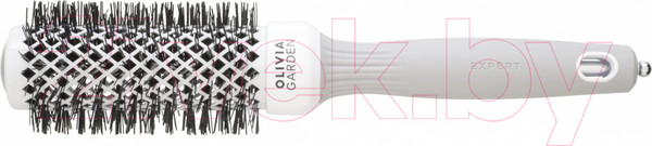 Изображение товара Расческа Olivia Garden Термобрашинг Expert Blowout Shine White&Grey (35мм)