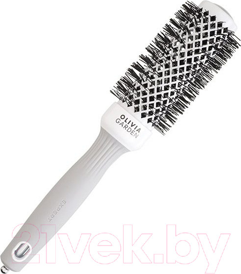 Изображение товара Расческа Olivia Garden Термобрашинг Expert Blowout Shine White&Grey (35мм)