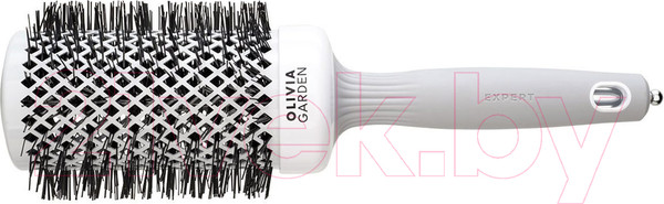 Изображение товара Расческа Olivia Garden Термобрашинг Expert Blowout Shine White&Grey (55мм)