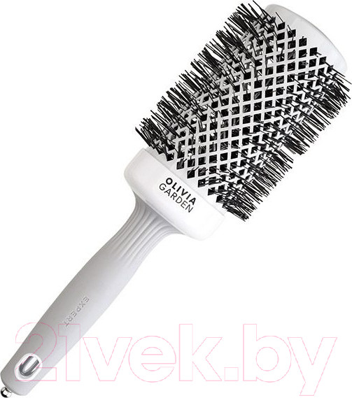 Изображение товара Расческа Olivia Garden Термобрашинг Expert Blowout Shine White&Grey (55мм)