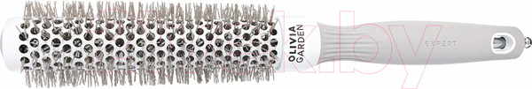 Изображение товара Расческа Olivia Garden Термобрашинг Expert Blowout Speed XL Wavy Bristles White&Grey (25мм)