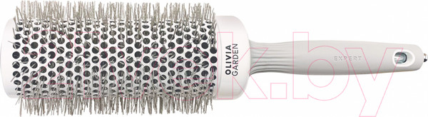 Изображение товара Расческа Olivia Garden Термобрашинг Expert Blowout Speed XL Wavy Bristles White&Grey (65мм)