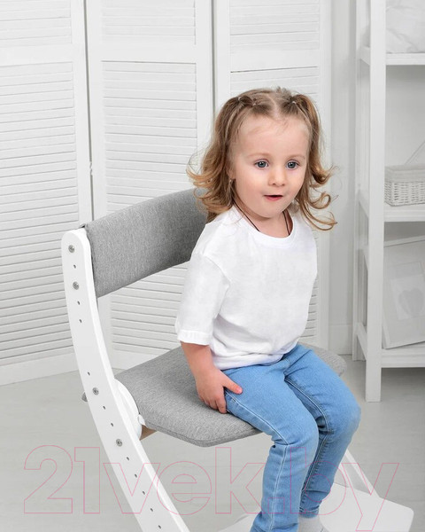 Изображение товара Подушка на стул Leader Toys Для растущего стула из МДФ / 11301 (светло-серый)