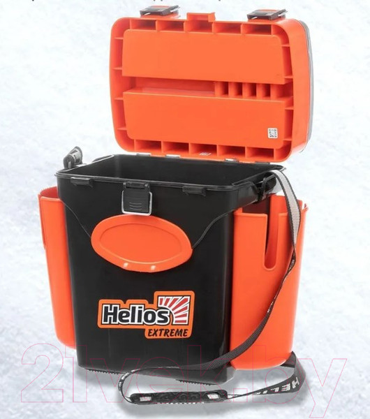 Изображение товара Ящик рыболовный Helios FishBox 1105037 (10л, оранжевый)