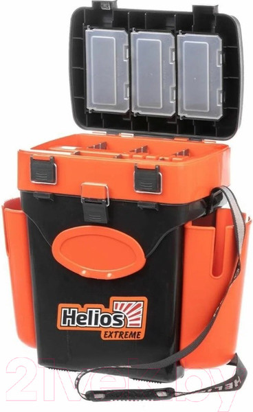 Изображение товара Ящик рыболовный Helios FishBox 1105037 (10л, оранжевый)