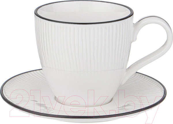 Изображение товара Кружка с блюдцем Bronco Traditions / 441-003