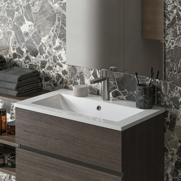 Изображение товара Умывальник Керамин Бергамо Нова 70 ФС с/о (фаянсовый, белый)