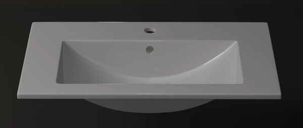 Изображение товара Умывальник Керамин Бергамо Нова 70 ФС с/о (фаянсовый, белый)