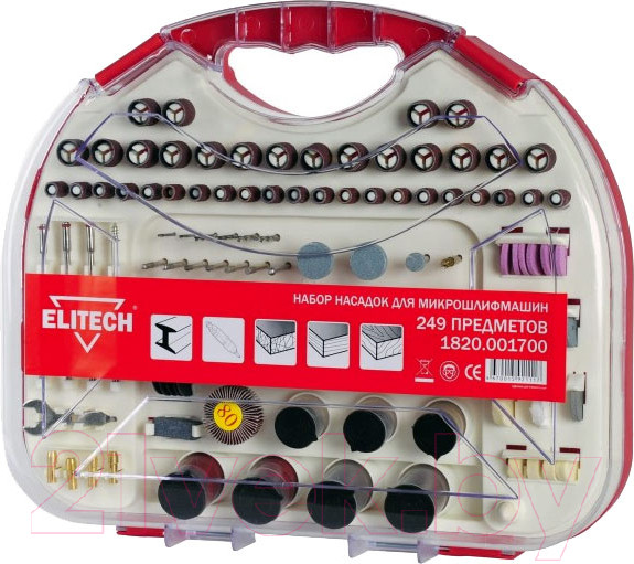 Изображение товара Набор насадок для гравера Elitech 1820.001700