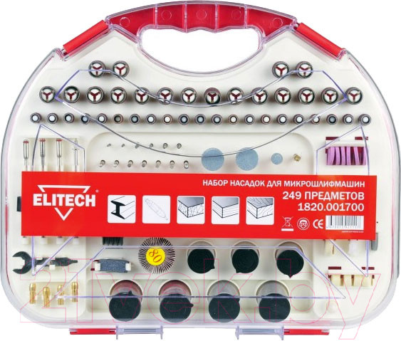 Изображение товара Набор насадок для гравера Elitech 1820.001700