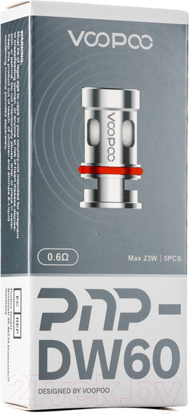 Изображение товара Набор испарителей VooPoo PnP Mesh DW60 (0.6 Ом, 5шт)