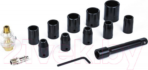 Изображение товара Пневмогайковерт Elitech 0704.013000 (с набором)