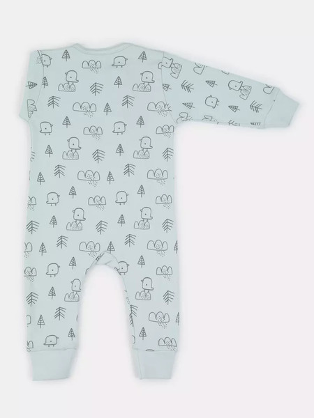 Изображение товара Набор комбинезонов для малышей MOWbaby Birds / 1282 (Blue, р.62)