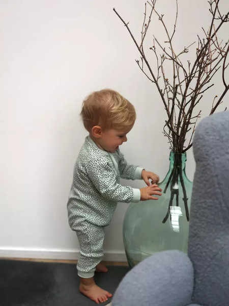 Изображение товара Набор комбинезонов для малышей MOWbaby Birds / 1282 (Blue, р.62)