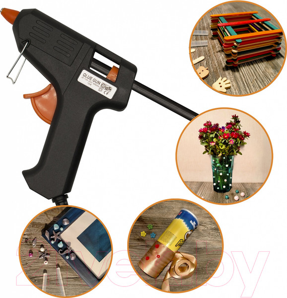 Изображение товара Клеевые стержни Silwerhof 7-200-62-BLA (черный, 62шт)