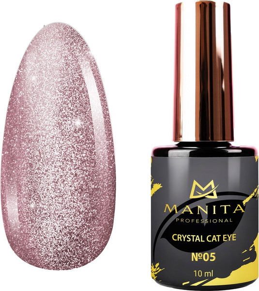 Изображение товара Гель-лак для ногтей Manita Professional С эффектом кошачьего глаза №05 Crystal Cat Eye (10мл)